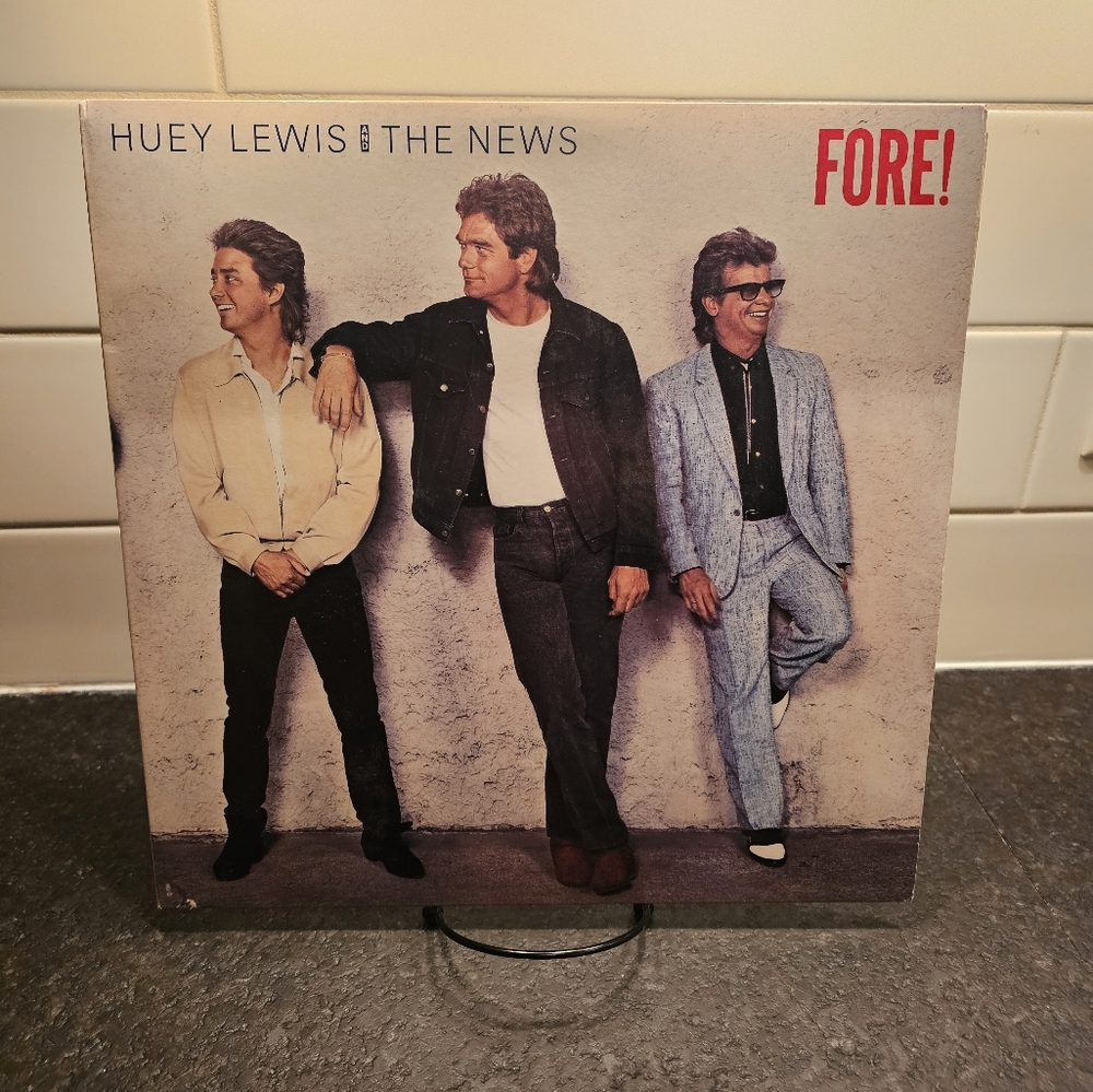 Huey Lewis And The News Fore Vinyl record Chrysalis 1986